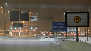 Egy lezárt finn-orosz határállomás