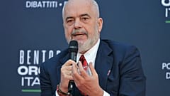 Albaniens Ministerpräsident Edi Rama auf dem Festival von Atreju