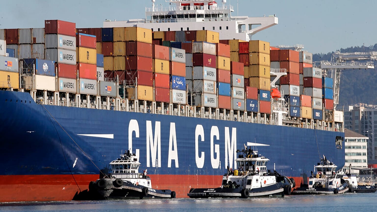 ناقلة تابعة لشركة CMA CGM