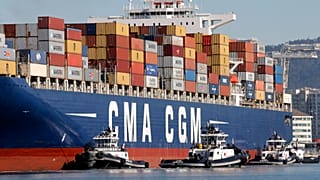 ناقلة تابعة لشركة CMA CGM