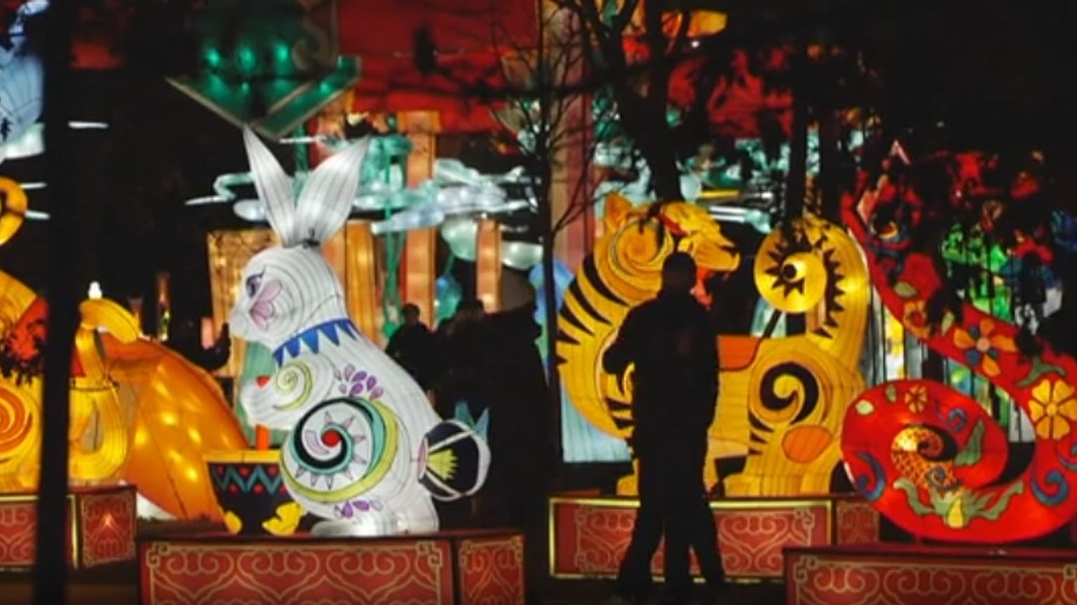 El festival de luces Dragones y Linternas en Francia