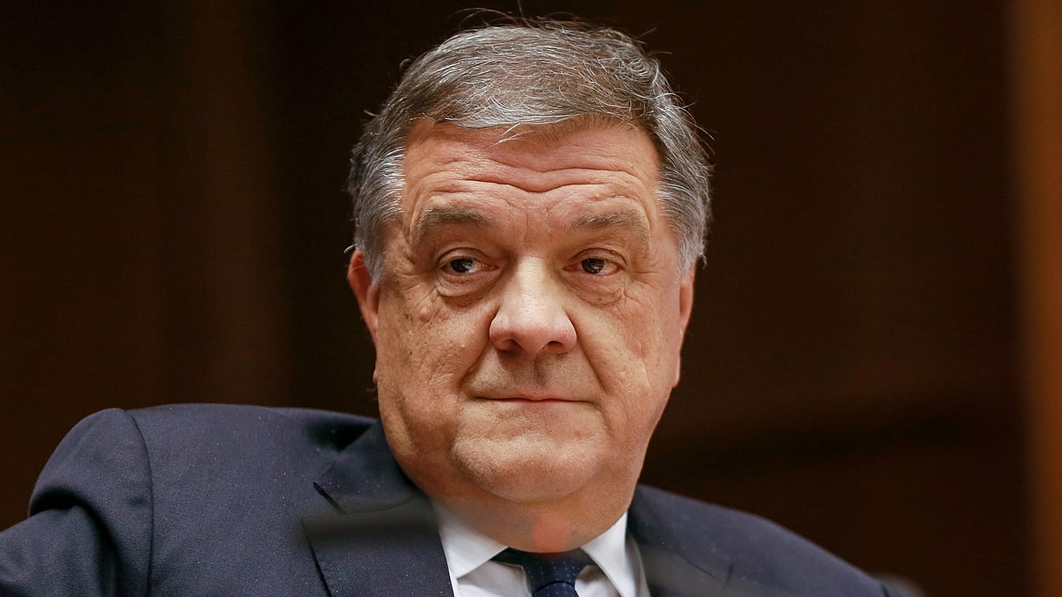 Pier Antonio Panzeri az EP brüsszeli épületében 2018. november 20-án.