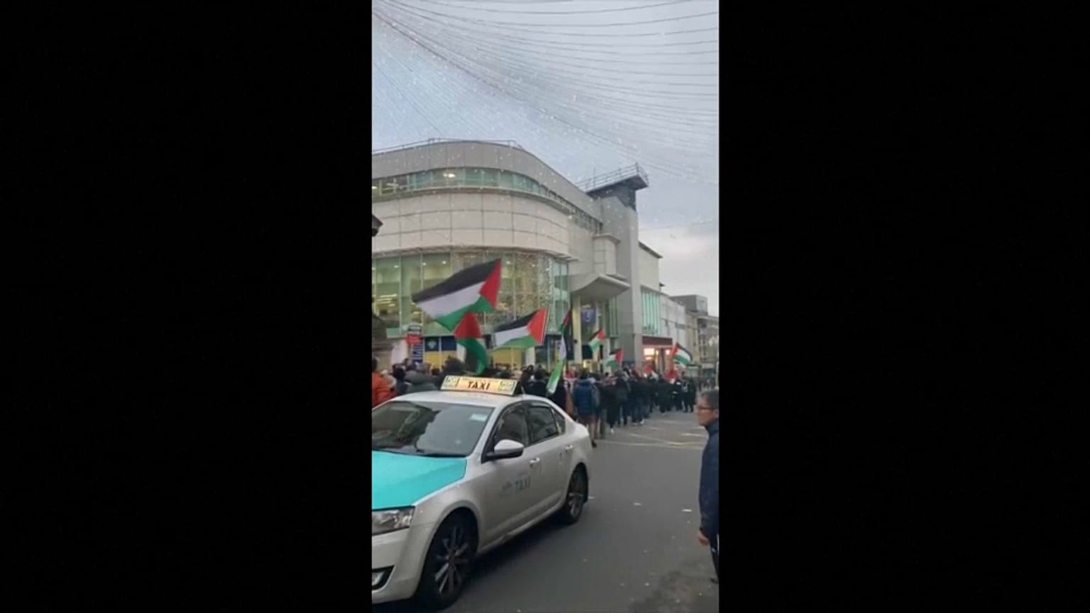 تحرك داعم لفلسطين في برايتون البريطانية