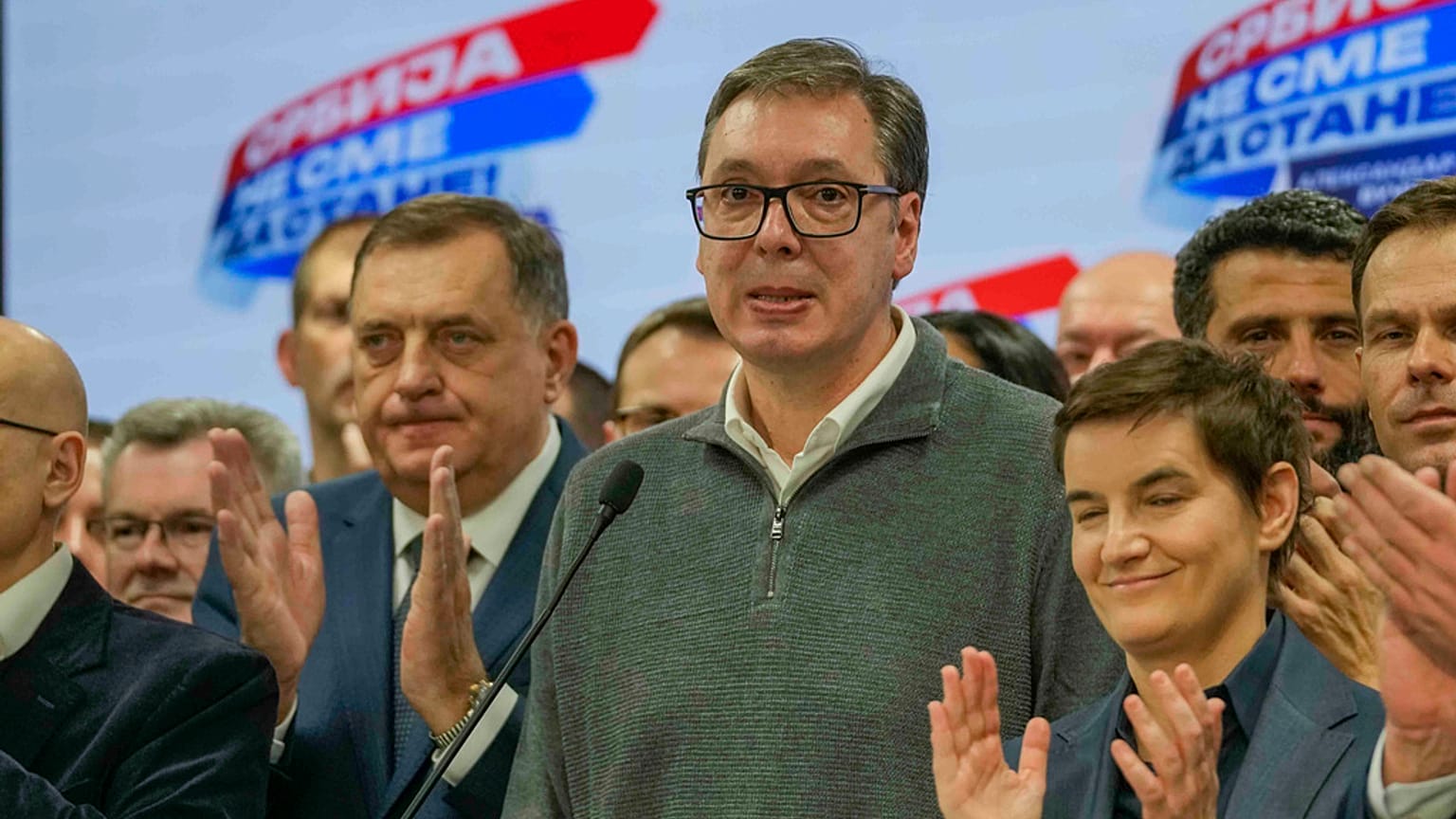 Ο πρόεδρος της Σερβίας Αλεξάνταρ Βούτσιτς