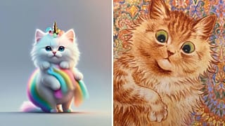 На подобной выставке явно не обойдётся без котов.