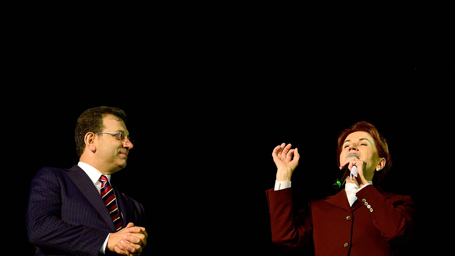 İyi Parti lideri Meral Akşener ve İBB Başkanı Ekrem İmamoğlu