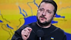 Le président ukrainien Volodymyr Zelensky, à Kyiv, Ukraine, mardi 19 décembre 2023.