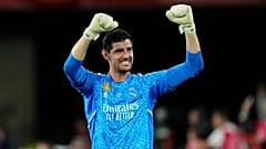  حارس مرمى المنتخب البلجيكي تيبو كورتوا 
