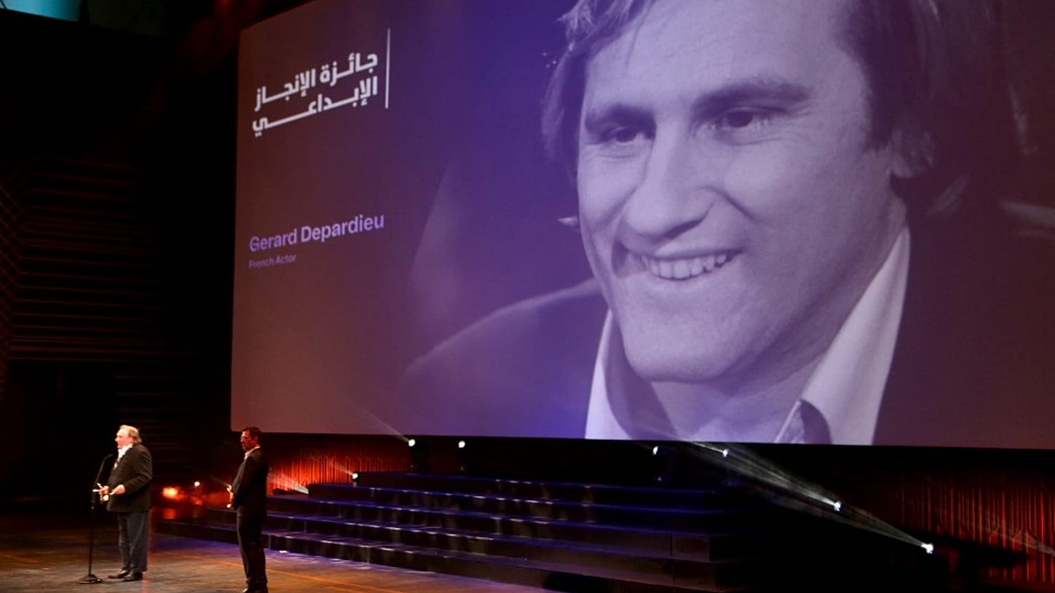 L'attore francese Gérard Depardieu