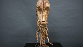 A "Ngil" mask of the Fang people of Gabon