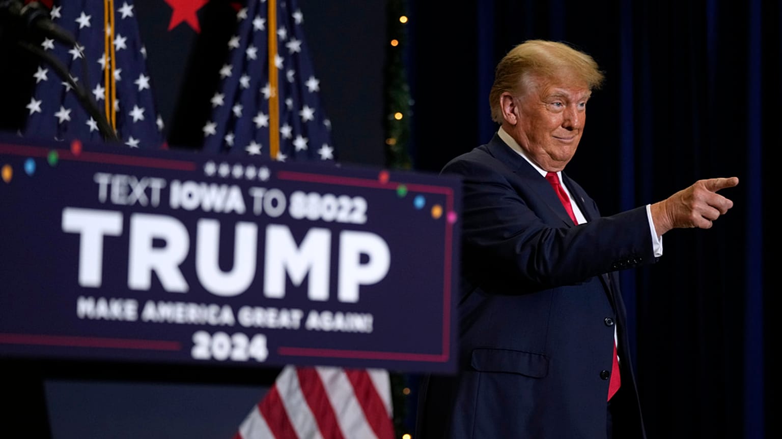 Imagen del expresidente estadounidense Donald Trump, precandidato a las elecciones generales de 2024.