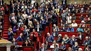 جانب من النقاش حول قانون الهجرة في الجمعية الوطنية