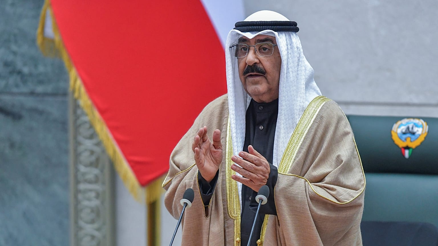  الشيخ مشعل الأحمد الجابر الصباح أميراً للكويت 