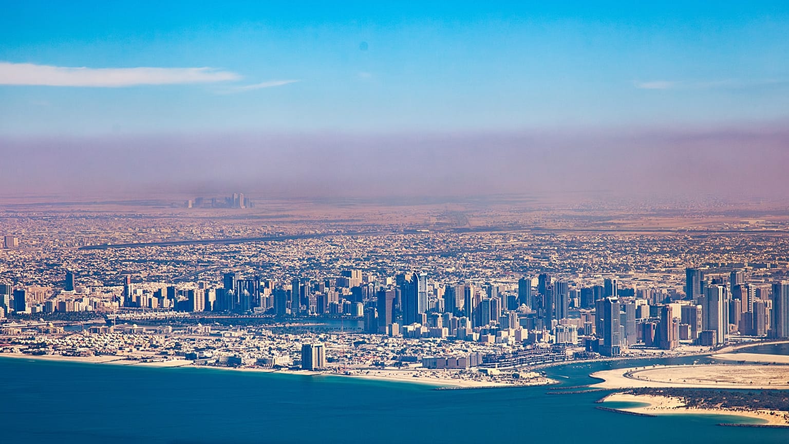 Sky above Dubai