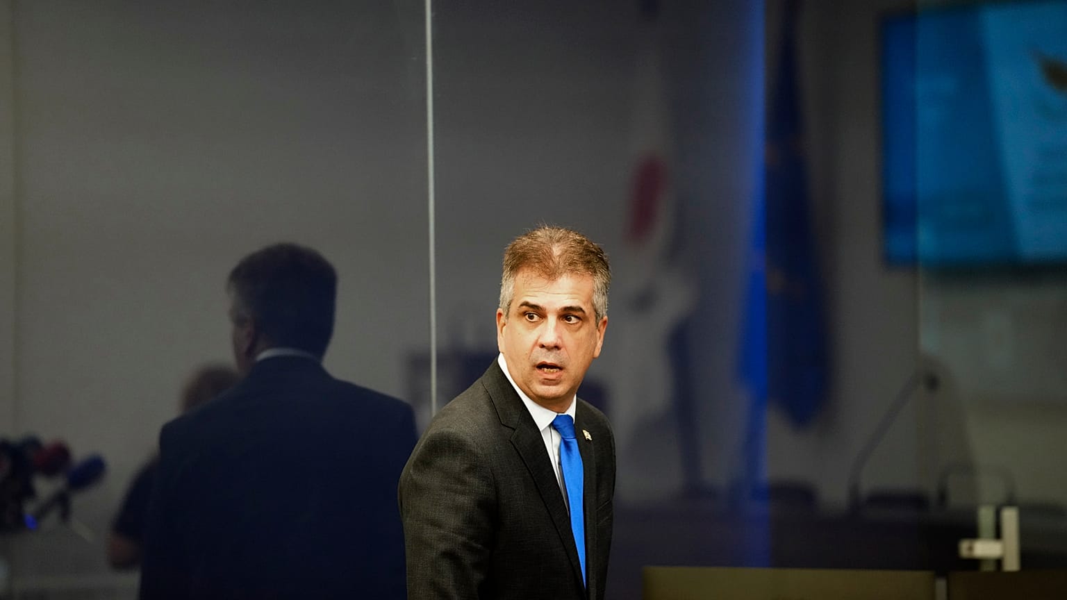 Israeli foreign minister Eli Cohen in Larnaca, Cyprus, 20 December 2023
