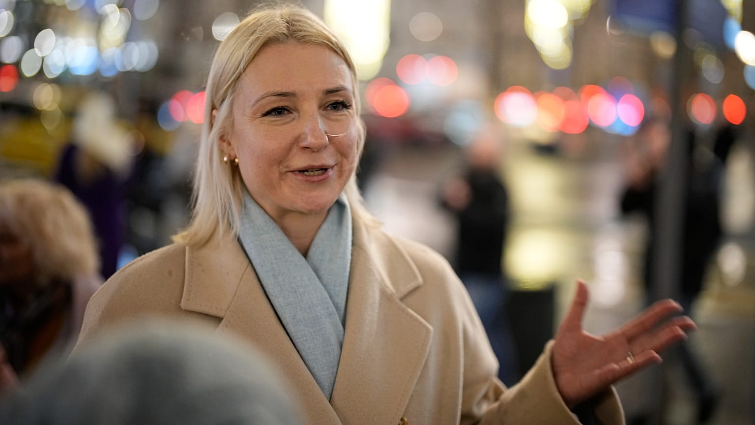 Ekaterina Dountsova à Moscou, le mercredi 20 décembre 2023.