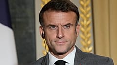Президент Франции на пресс-конференции с президентом Чехии, Париж, 20 декабря 2023 г.