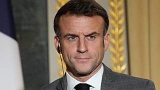Президент Франции на пресс-конференции с президентом Чехии, Париж, 20 декабря 2023 г.