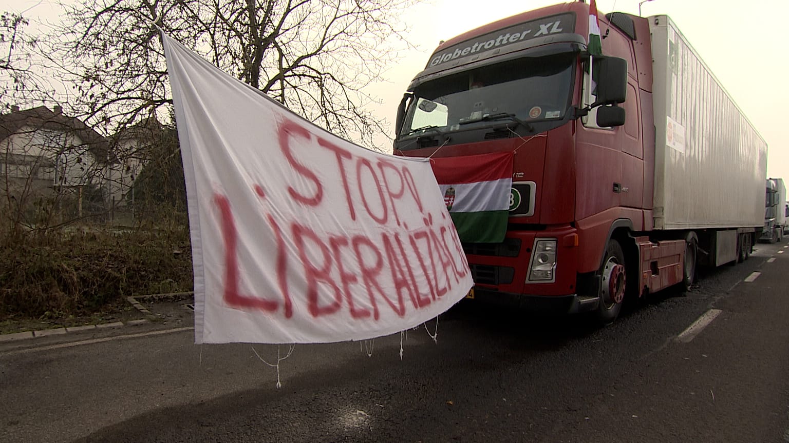 A demonstrálók molinója