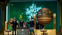 Ziehung der Weihnachtslotterie im Teatro Real von Madrid