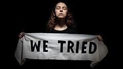 Artwork from the single, 'We Tried'.
