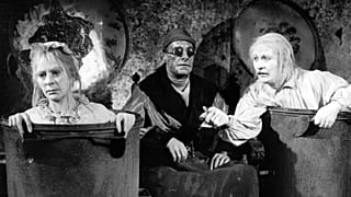 Claere Kaiser, Sigfrit Steiner and Erich Thormann in Samuel Beckett's 'Endgame' in 1958