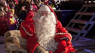 Babbo Natale a Rovaniemi, in Lapponia