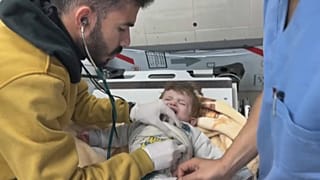 الطفل أثناء تلقي العلاج