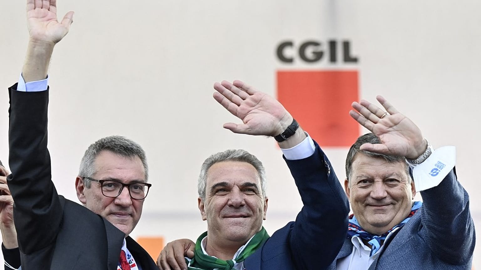leader dei sindacati in Italia