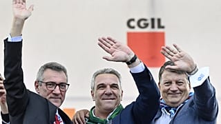 leader dei sindacati in Italia