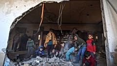 بيوت دمرها القصف الإسرائيلي على رفح
