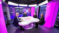 Méabh Mc Mahon with Didrik de de Schaetzen, Laura Shields and Andrea Renda 