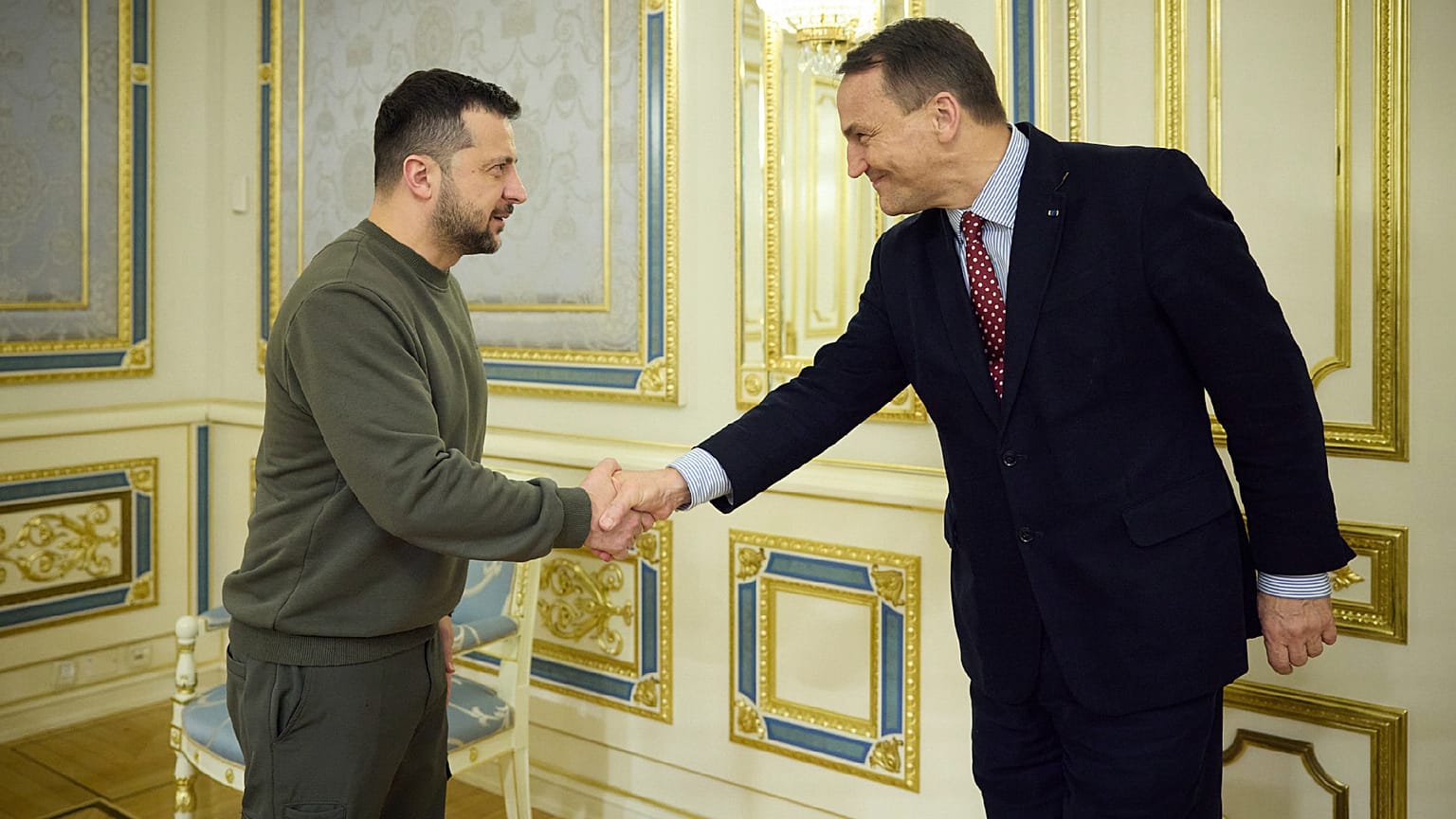 Zelenski y Sikorski.