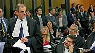 Alessandro Diddi at a trial in Rome, November 2015