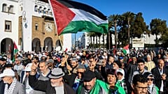 التظاهرة في المغرب