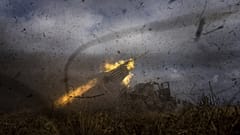 قاذفة صواريخ أوكرانية من طراز MSLR BM-21
