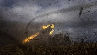 قاذفة صواريخ أوكرانية من طراز MSLR BM-21