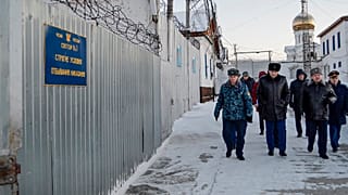 Rus muhalif lider Aleksey Navalny'nin nakledildiği belirtilen cezaevi 