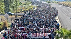 Der Migranten-Treck, der sich seit Tagen in Mexiko Richtung USA voranbewegt