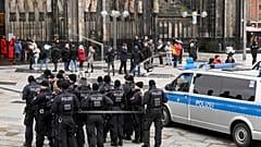 Sicherheitsvorkehrungen in Köln 