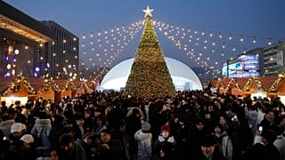 Un mercado navideño