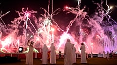 ألعاب نارية في دبي ـ صورة من الأرشيف