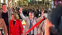 Abel Caballero, Mayor of Vigo, welcoming Christmas