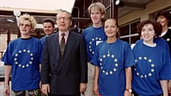 Foto de archivo de Jacques Delors en Francia en 1992