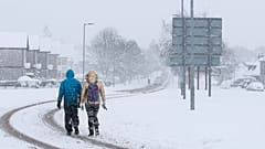 Scotland has experienced heavy snowfall as well as high winds and torrential rain. 