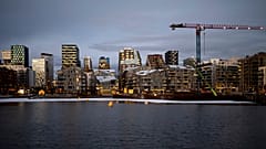 Skyline von Oslo im Jahr 2022