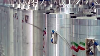 Centrifuge machines at the Natanz Uranium Enrichment Facility, Iran.