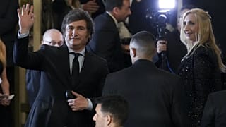 Le nouveau président argentin Javier Milei, 2023.