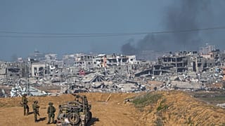 Des soldats israélien à proximité de la bande de Gaza