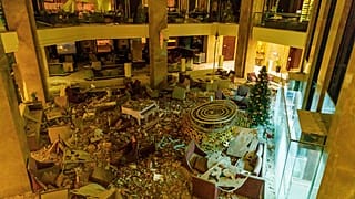 Raid russo nella città ucraina di Kharkiv